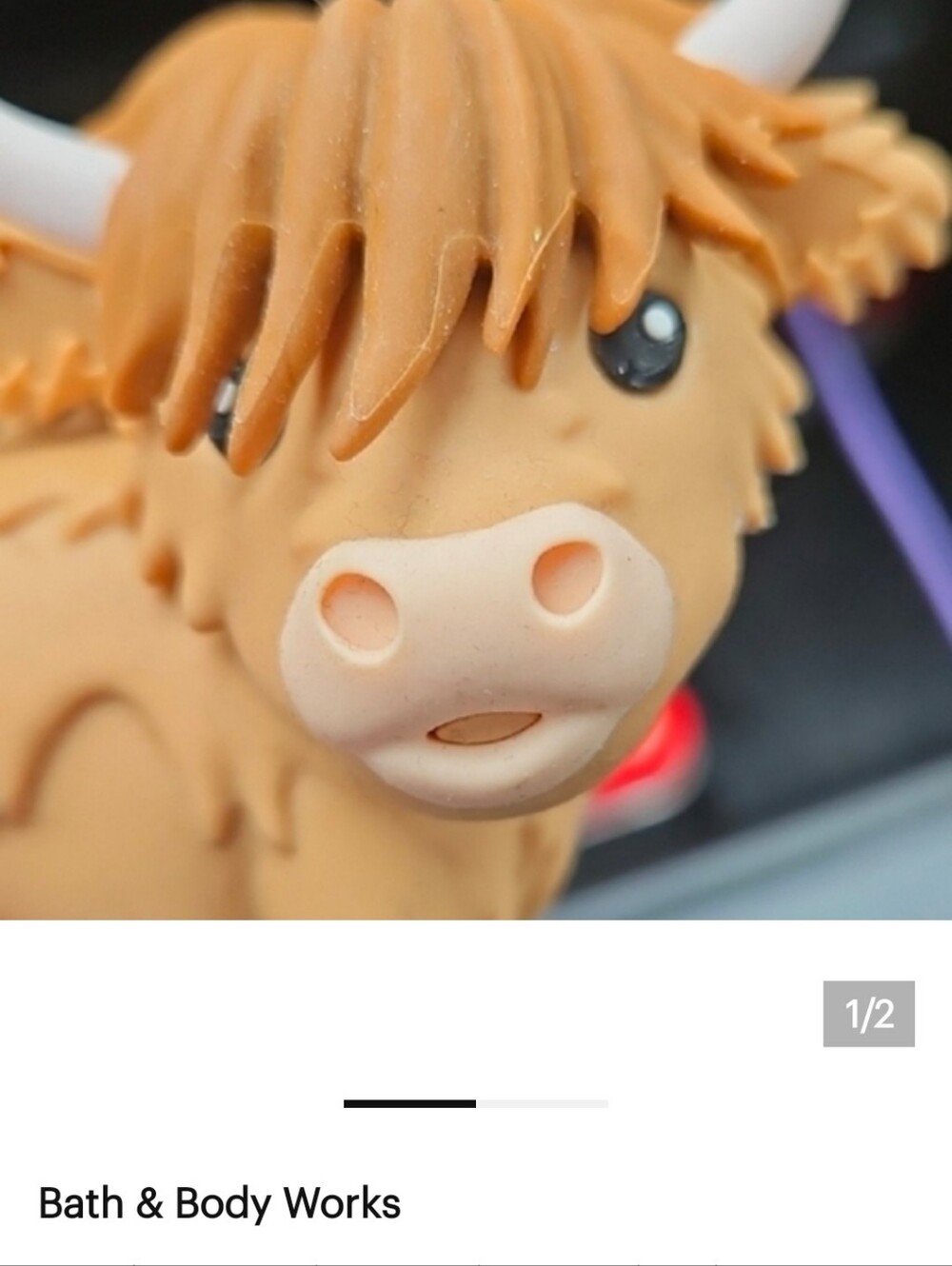 Bath & Body Works Brown Highland Cow Pocketbac